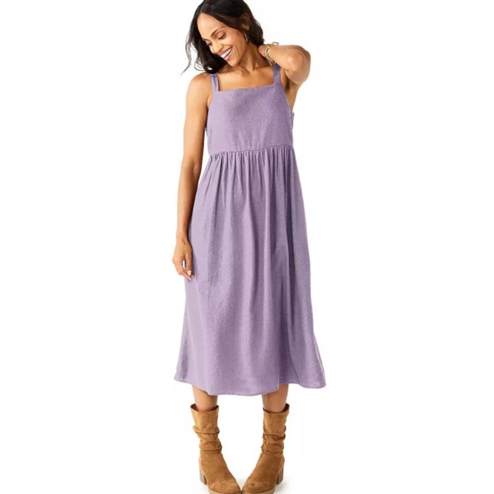 Lavender Smocked Back Midi Sundress - Sonoma - Size L